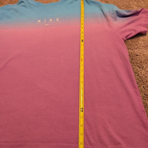 Brand New With Tags Ladies Nike Blue and Purple Oversized Fit T-Shirt Size XL - Picture 9 of 10